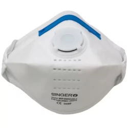 Masque jetable FFP3 pliable avec soupape FFP3 - boite de 20