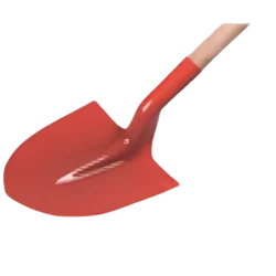 Pelle ronde 25cm - manche bois 120cm