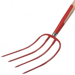 Fourche d’écurie 4dts emmanché