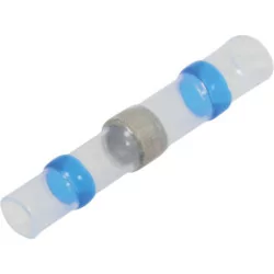 Sachet 50 cosses thermo rétractables bleues pour fil 1.5 à 2.5mm