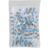 Sachet 50 cosses thermo rétractables bleues pour fil 1.5 à 2.5mm