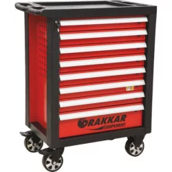 Servante 8 tiroirs rouge 97cm