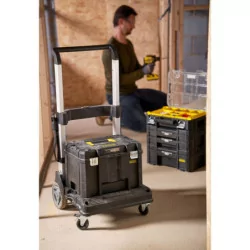 Chariot trolley pliable Stanley Fatmax aluminium 100kg
