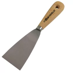 Couteau de peintre acier manche bois