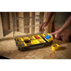 Organiseur étanche 14 compartiments amovibles - fatmax