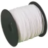 Cordeau tressé polypropylène blanc 200m sur flasque