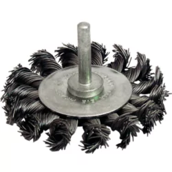 Brosse circulaire diam 70 / tige de 6 fil 050 acier torsadé