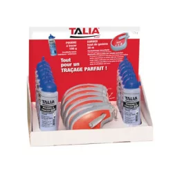 Présentoir de 6 cordex pro 30m - l’unité vendu avec 2 poudres