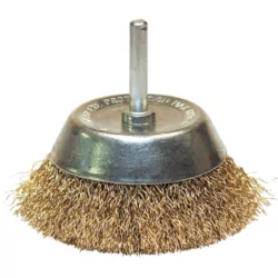 Brosse coupe sur tige laiton