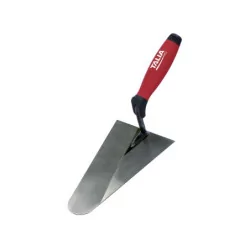 Truelle lisseuse bout rond forgée 20cm manche bois