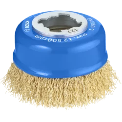 Brosse boisseau XLock fils laitonnés clean for Metal