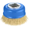 Brosse boisseau XLock fils laitonnés clean for Metal