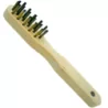 Brosses manuelle bougie 200x45x18 fil 020 acier laitonné -leman- 7150180