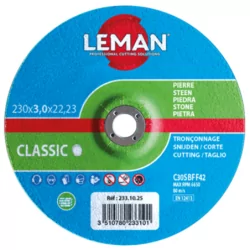 Disque Tronçonnage matériaux 230x3 md 25s Réflex