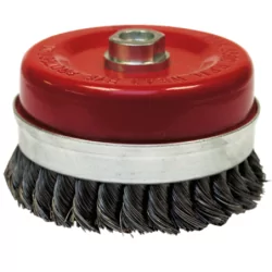 Brosse conique fil acier torsadé pour métal Classic