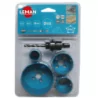 Lot de 4 trépans bimétal D22/35/44/68 mm