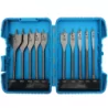 Mèche à bois plate acier WS queue 6 pans - Coffret 10