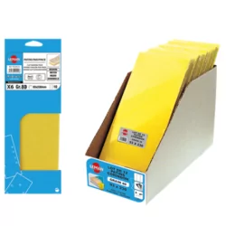 Lot 12 patins perforés 93 x 230 grain 80