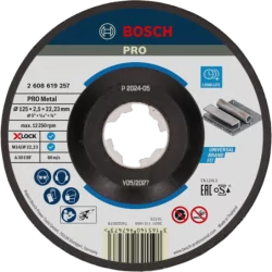 Disque à tronçonner X-LOCK pour le Métal Expert for moyeu déporté 125x2,5 - l'unité