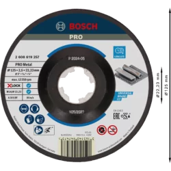 Disque à tronçonner X-LOCK pour le Métal Expert for moyeu déporté 125x2,5 - l'unité