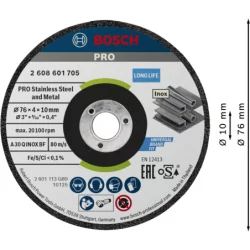 Disque à ébarber pour l'Inox Expert for 76mm