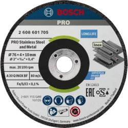 Disque à ébarber pour l'Inox Expert for 76mm