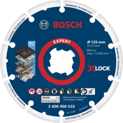 Disque à tronçonner Diamant X-LOCK pour le Métal EXPERT 125mm
