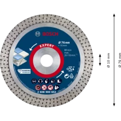 Disque diamant Hard Ceramic EXPERT 76x1,9x10mm