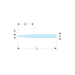 Chasse-clou standard diam 3mm