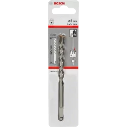 Foret de centrage pour porte-outil six pans et SDS-plus 8x120mm