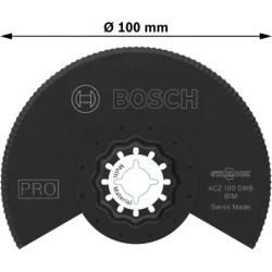 Lame segment Starlock PRO BIM Multimatériau , Ø100mm , ACZ100SWB