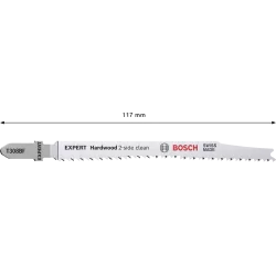 Lame de scie saut EXP, BIM Bois dur 117mm T308BF - jeu de 5